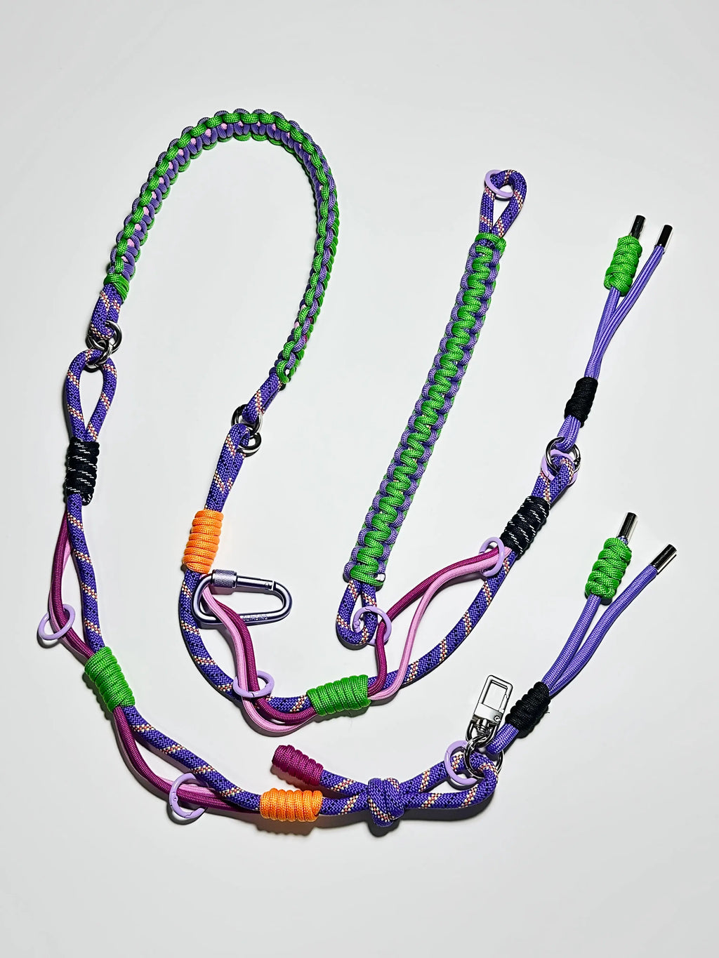 Modular Paracord Phone Lanyard with Carabiner – Adjustable, Detachable & Hands-Free for Everyday Carry