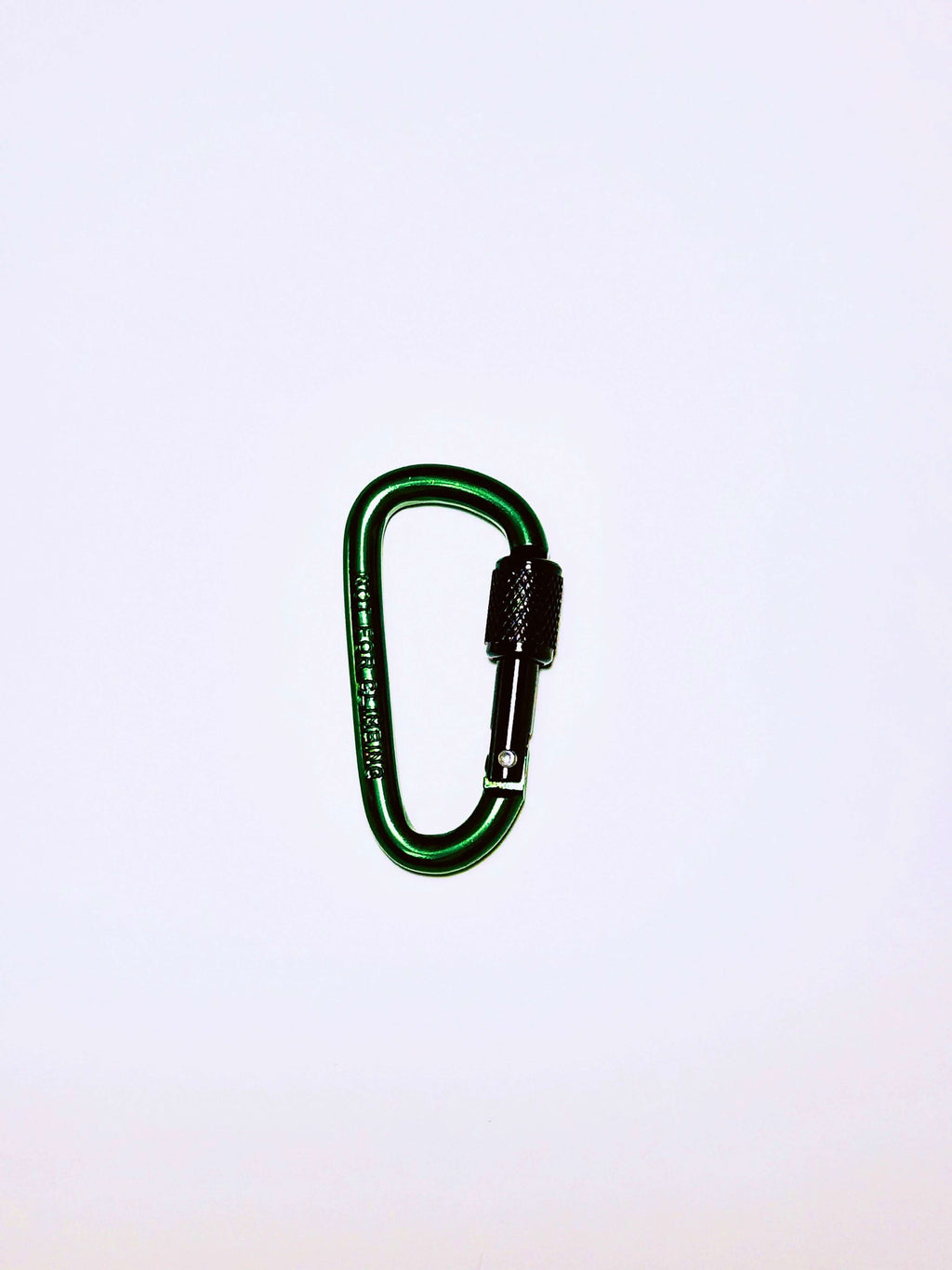 Heavy Duty Aluminum Locking Carabiner Clips – Screw Lock, Lightweight Gear & Keychain Hook (Pack of 4)