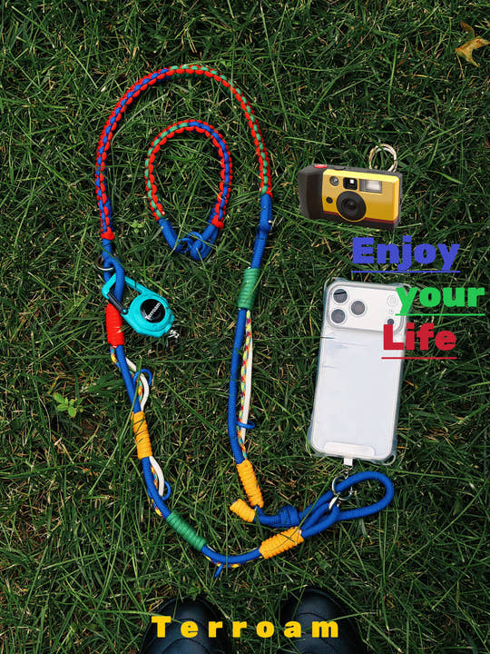 Modular Paracord Phone Lanyard with Carabiner – Adjustable, Detachable & Hands-Free for Everyday Carry