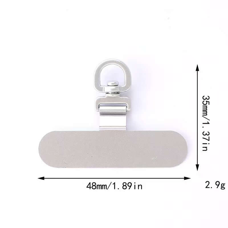 360° Rotating Phone Strap Adapter – Ultra-Thin Metal Lanyard Insert for Phone Case360°( Pack of 2)