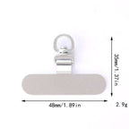 360° Rotating Phone Strap Adapter – Ultra-Thin Metal Lanyard Insert for Phone Case360°( Pack of 2)
