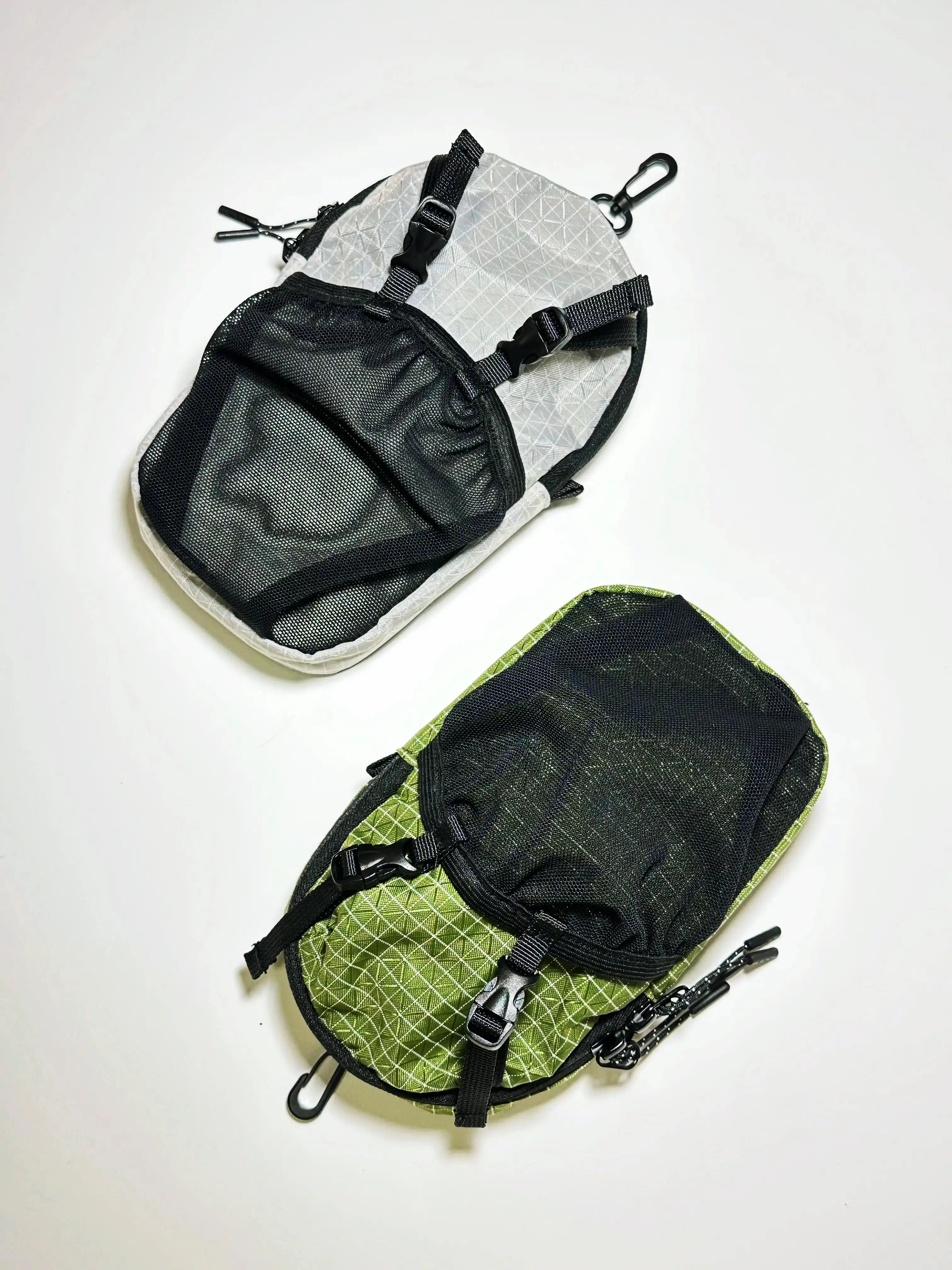 Water-Resistant Crossbody Sling Bag – Multi-Pocket Shoulder Bag with Bottle Hook for Travel, Daily Use & Outdoor