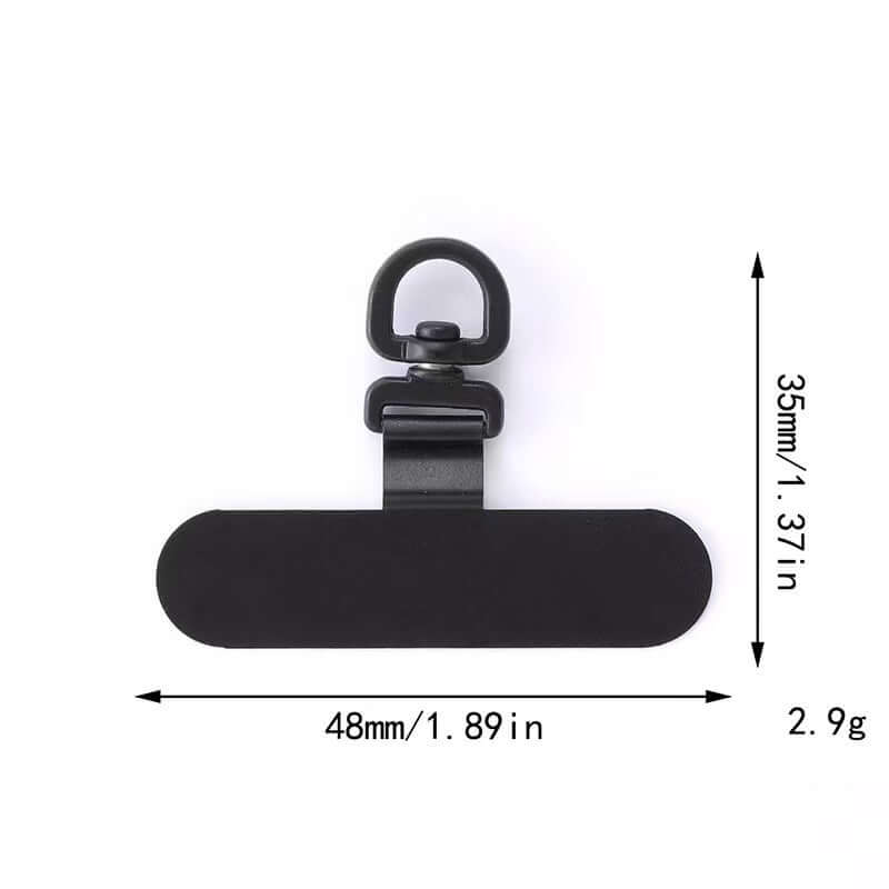 360° Rotating Phone Strap Adapter – Ultra-Thin Metal Lanyard Insert for Phone Case360°( Pack of 2)