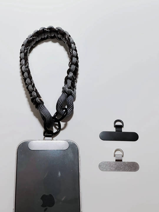 360° Rotating Phone Strap Adapter – Ultra-Thin Metal Lanyard Insert for Phone Case360°( Pack of 2)