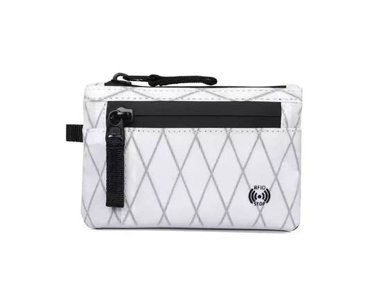 RFID Blocking Travel Wallet & Card Holder – Compact Zippered Pouch for Coins, Cash, and Credit Cards – Anti-Theft Organizer for Men Women, Ideal for Everyday Use & Travel