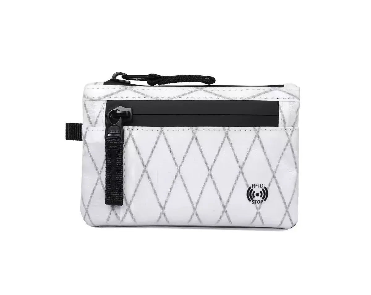 RFID Blocking Travel Wallet & Card Holder – Compact Zippered Pouch for Coins, Cash, and Credit Cards – Anti-Theft Organizer for Men Women, Ideal for Everyday Use & Travel