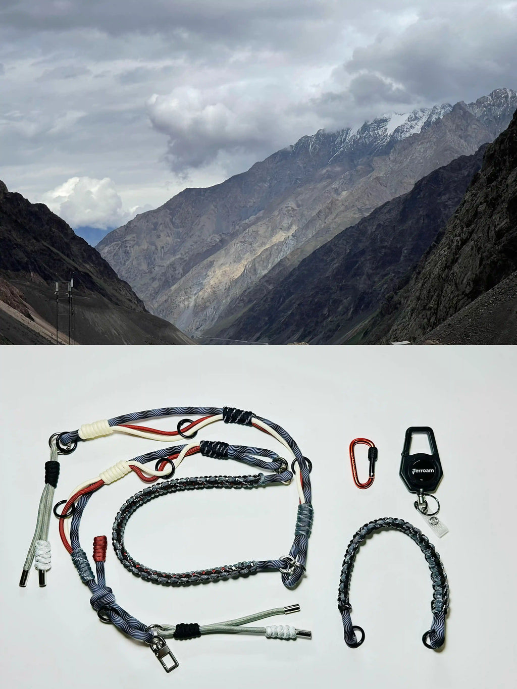 Modular Paracord Phone Lanyard with Carabiner – Adjustable, Detachable & Hands-Free for Everyday Carry