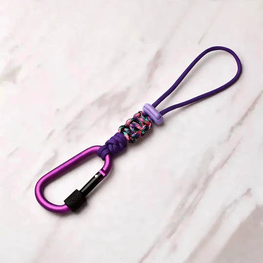 Outdoor Multifunctional Aluminum Alloy Braided Hook Keychain Bag Hanger